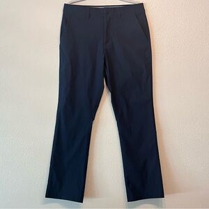 ORVIS Men Navy Blue Stretch Water Repellent Side Phone Pocket Tech Pants Size 34